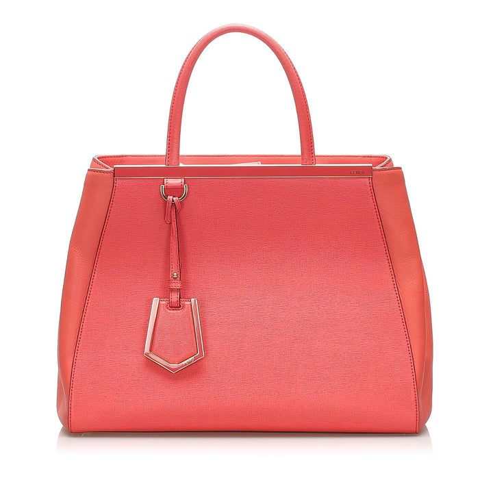 Fendi 2Jours Leather Satchel (SHG-13759)
