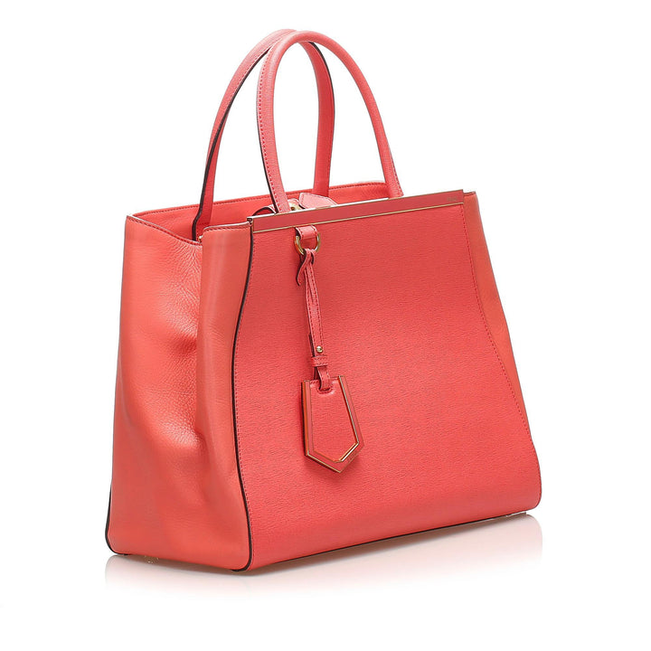 Fendi 2Jours Leather Satchel (SHG-13759)