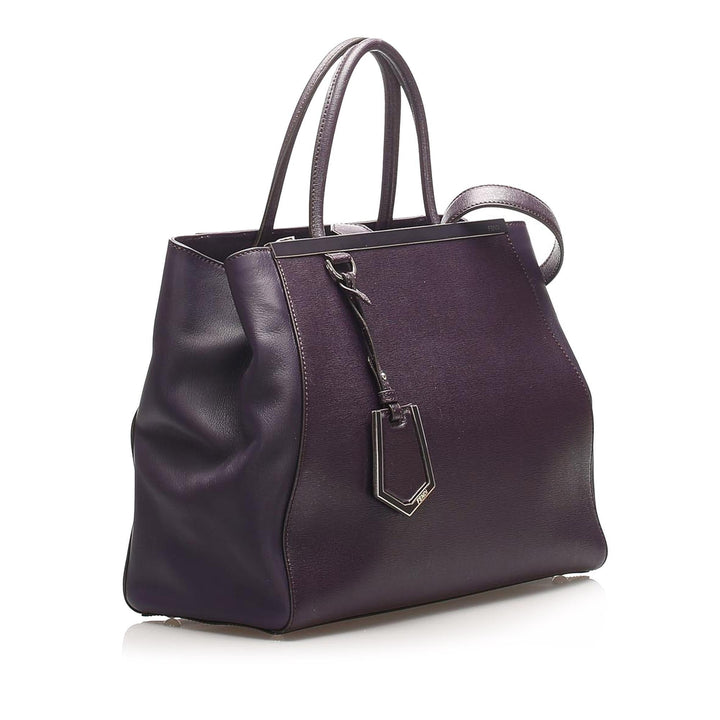 Fendi 2Jours Leather Satchel (SHG-14700)