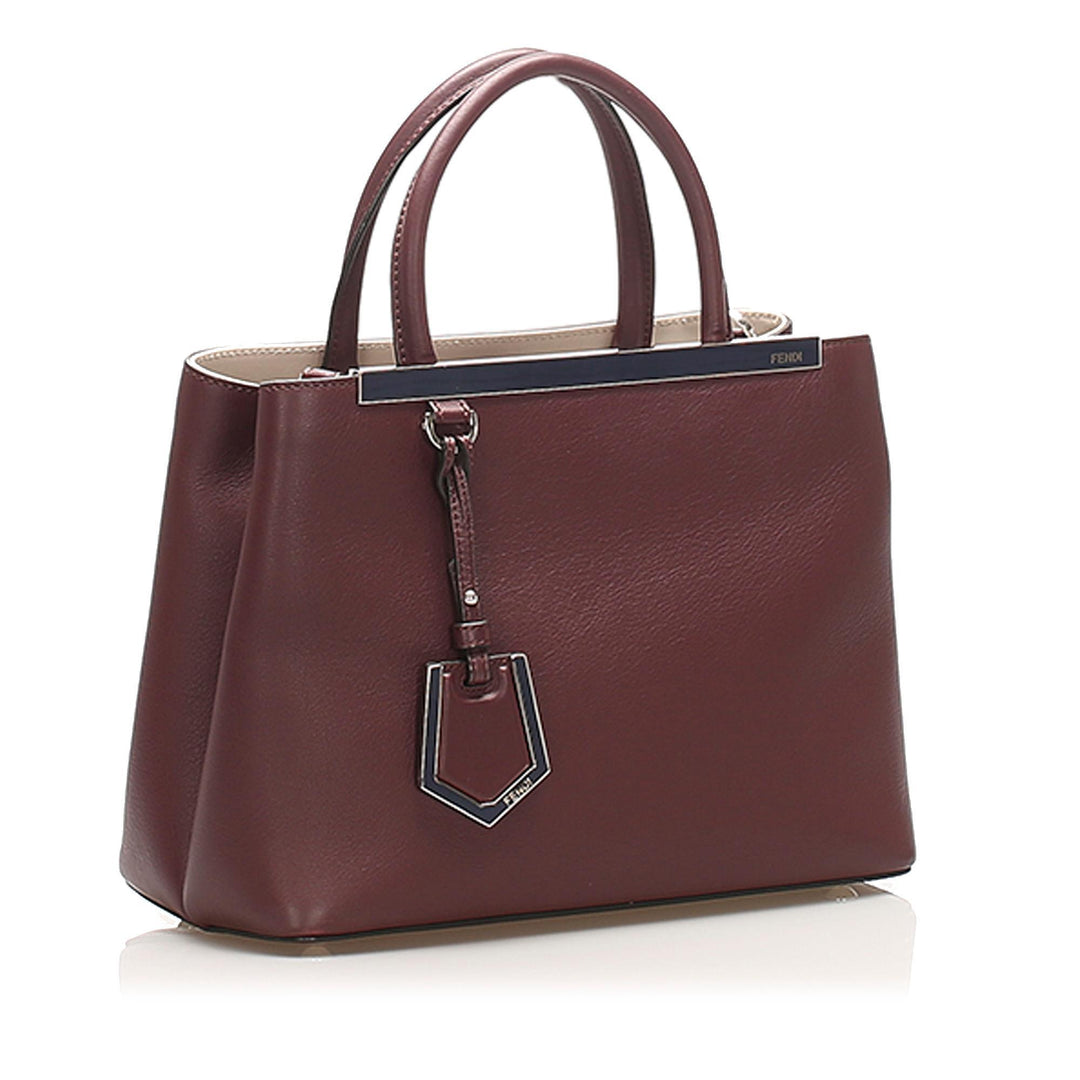 Fendi 2Jours Leather Satchel (SHG-15109)