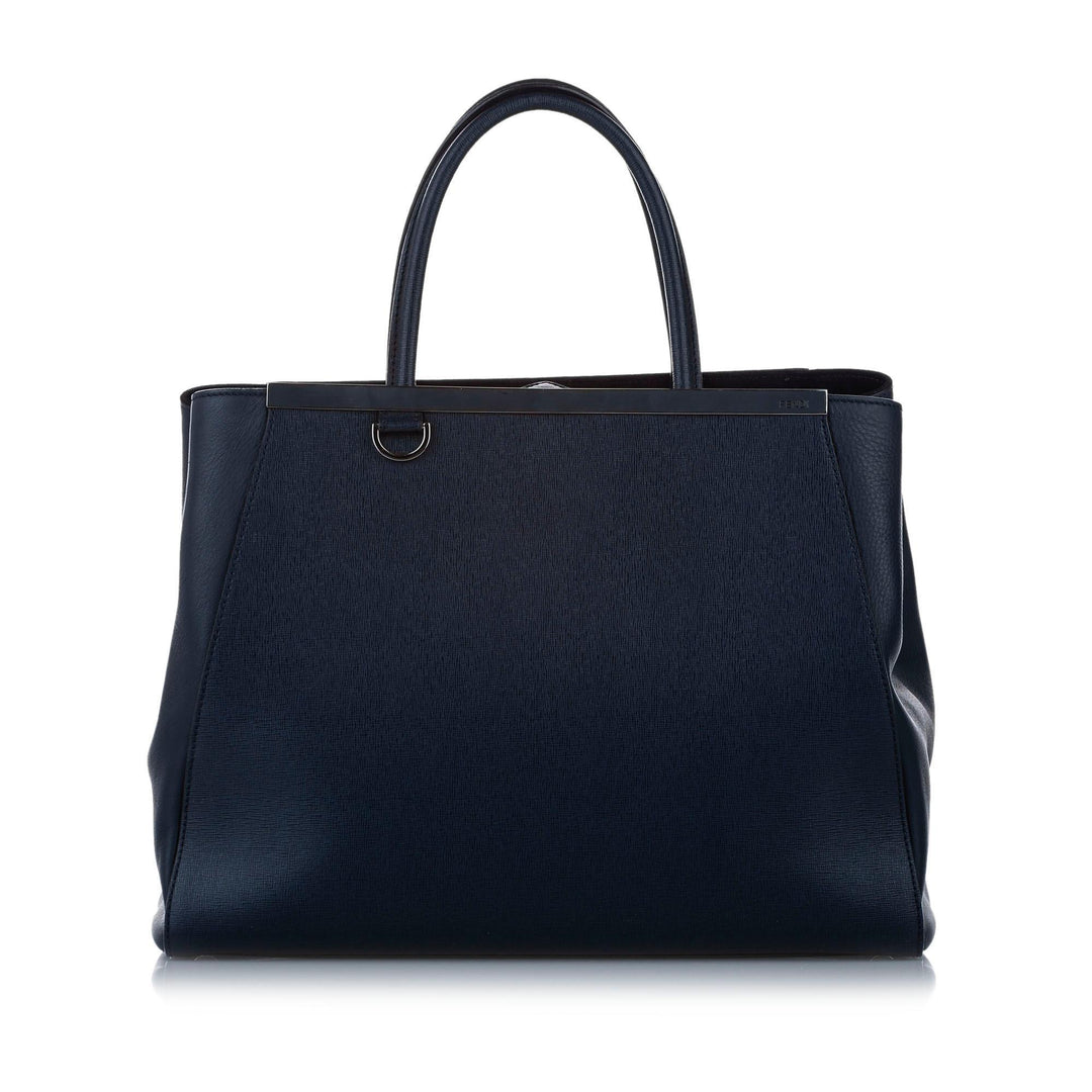 Fendi 2Jours Leather Satchel (SHG-15660)