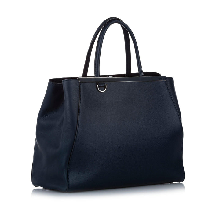Fendi 2Jours Leather Satchel (SHG-15660)