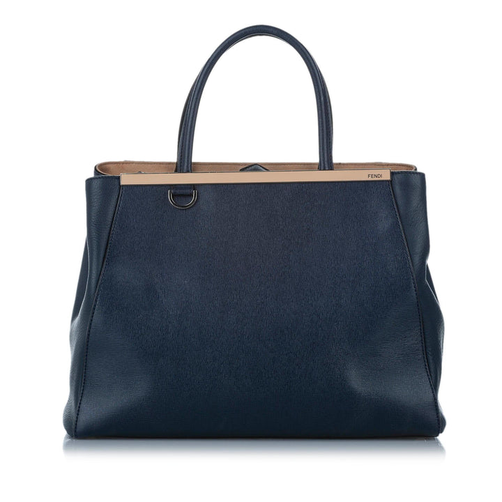 Fendi 2Jours Leather Satchel (SHG-18937)