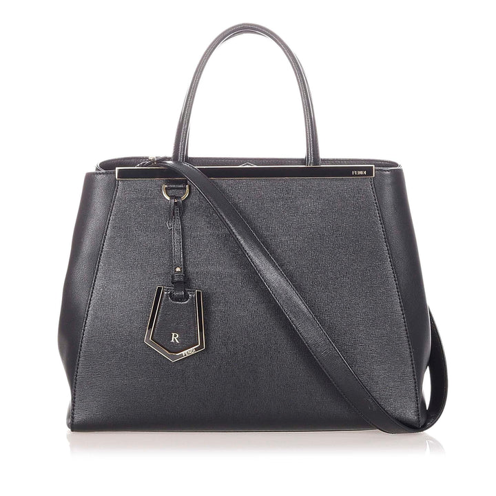 Fendi 2Jours Leather Satchel (SHG-20384)