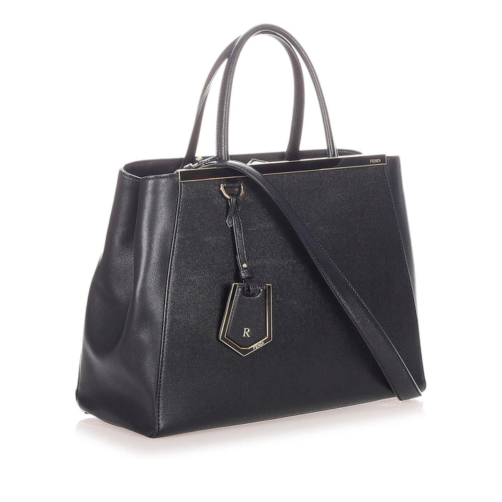 Fendi 2Jours Leather Satchel (SHG-20384)