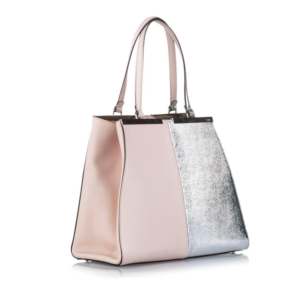 Fendi 2Jours Leather Tote Bag (SHG-18939)