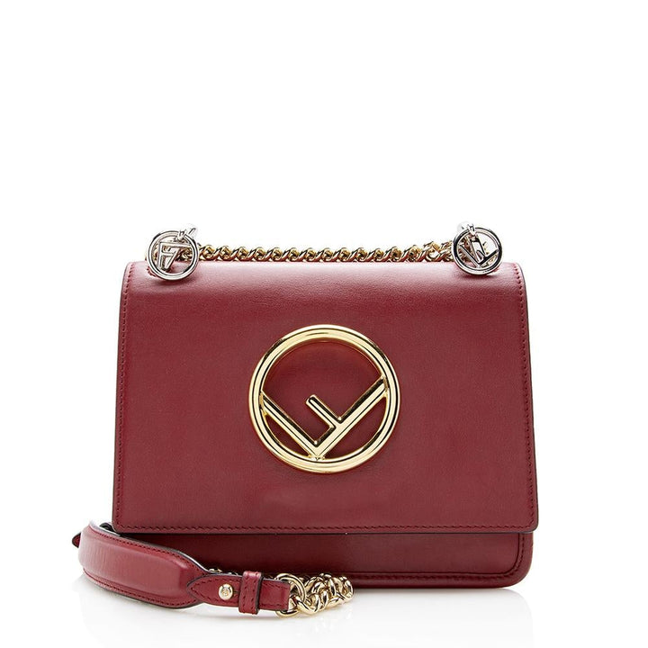 Fendi Calfskin Kan I Shoulder Bag (SHF-13965)