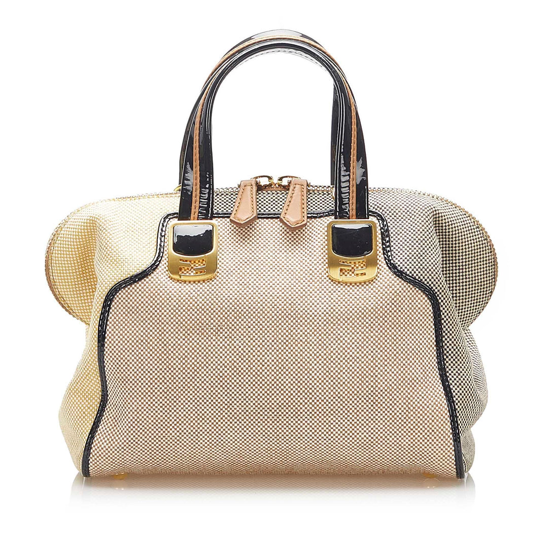 Fendi Colorblock Canvas Chameleon (SHG-16476)
