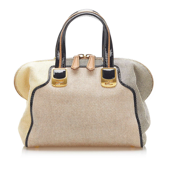 Fendi Colorblock Canvas Chameleon (SHG-16476)