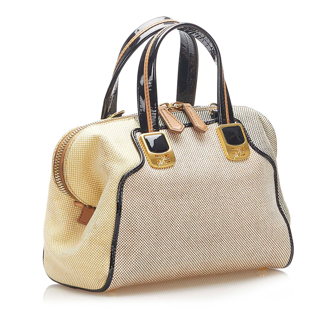 Fendi Colorblock Canvas Chameleon (SHG-16476)