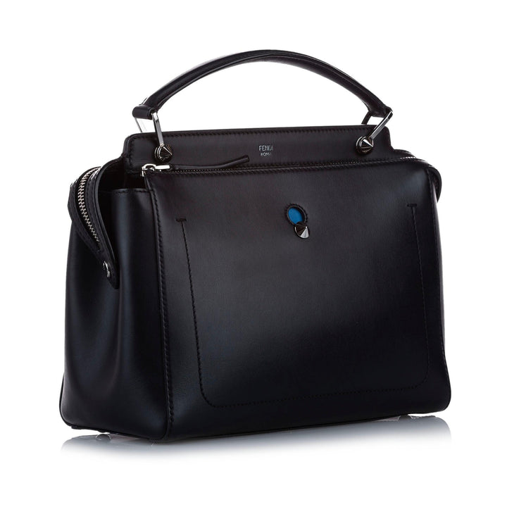 Fendi DotCom Leather Satchel (SHG-15578)