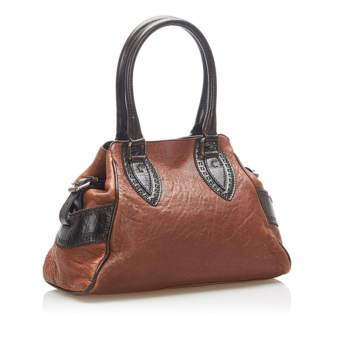 Fendi Etniko Leather Handbag (SHG-16610)