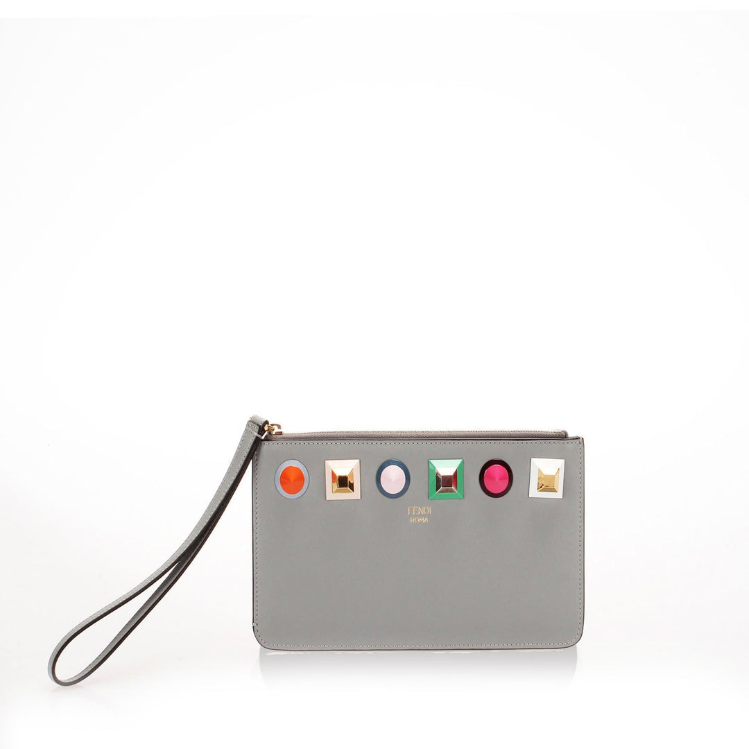 Fendi Leather Flat Clutch  (SHG-13499)