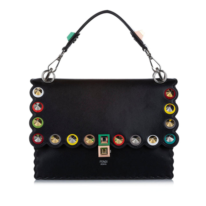 Fendi Kan I Leather Satchel (SHG-17012)