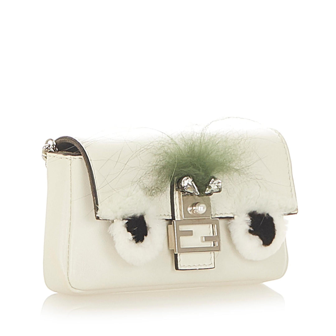 Fendi Micro Monster Leather Baguette (SHG-20165)