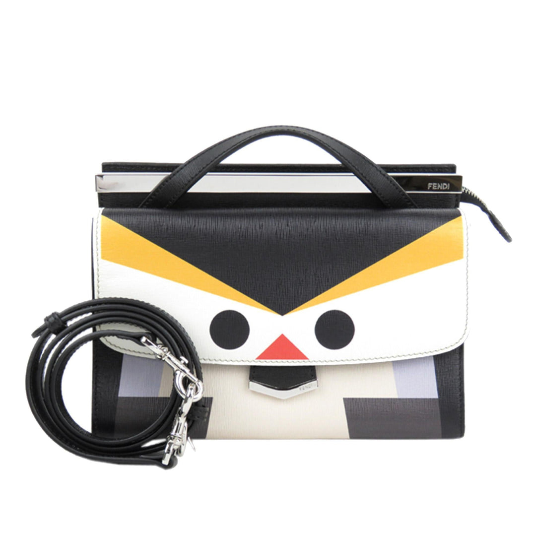 Fendi Leather Monster Demi Jours Satchel (SHG-10609)