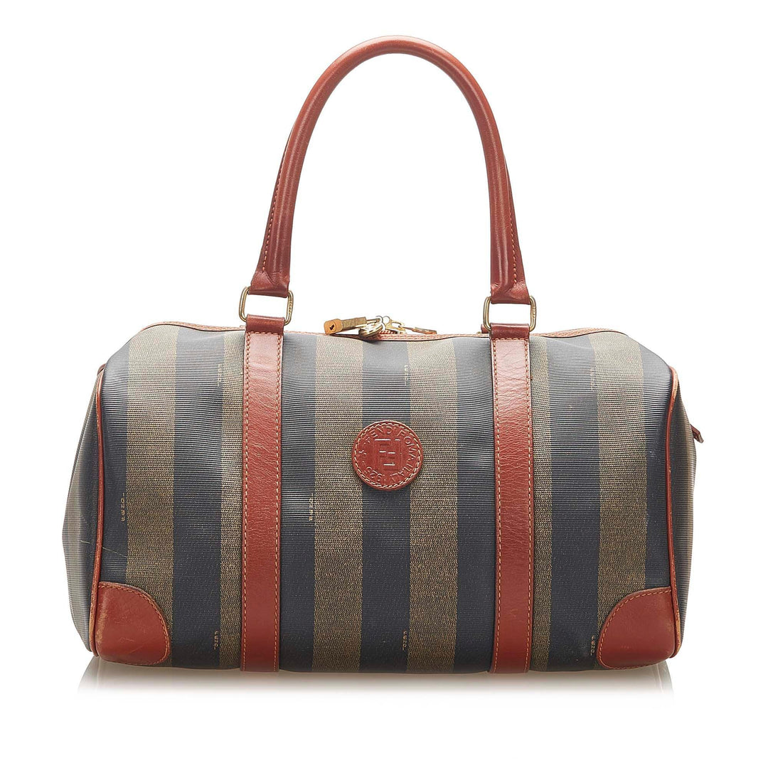 Fendi Pequin Boston Bag (SHG-16292)