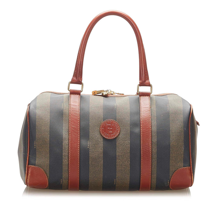 Fendi Pequin Boston Bag (SHG-16292)