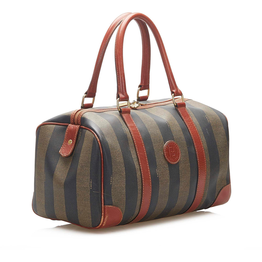 Fendi Pequin Boston Bag (SHG-16292)