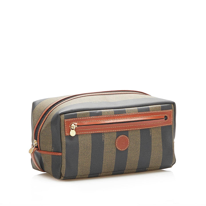 Fendi Pequin Clutch Bag (SHG-16911)
