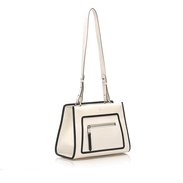 Fendi Runaway Leather Satchel (SHG-11617)