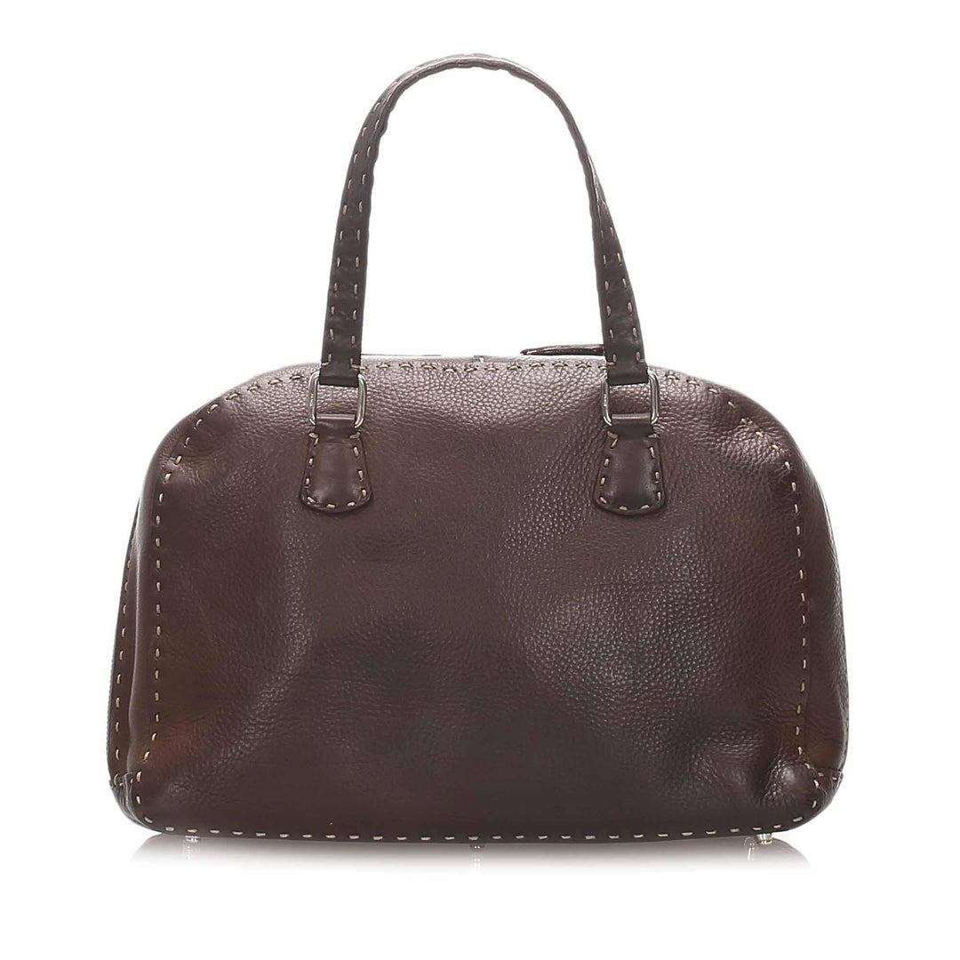 Fendi Selleria Leather Handbag (SHG-15908)