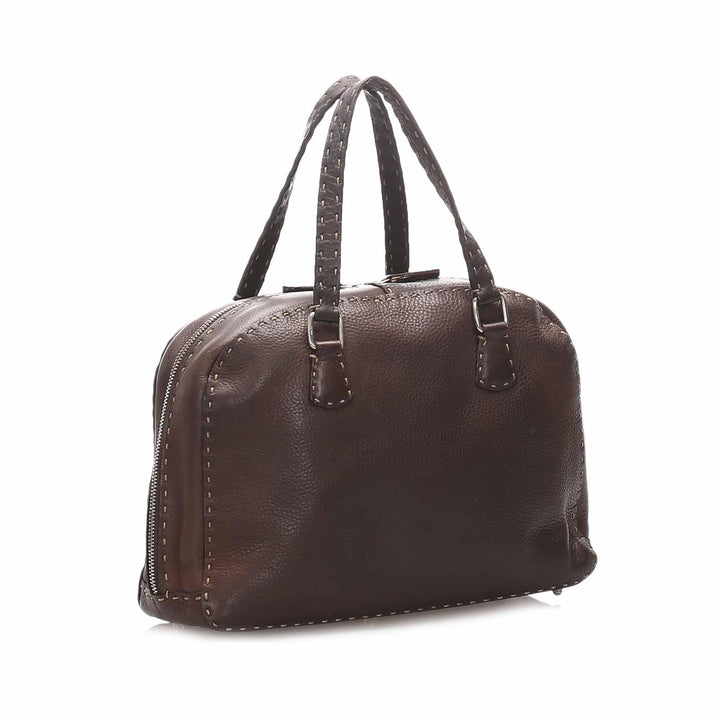 Fendi Selleria Leather Handbag (SHG-15908)