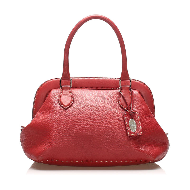 Fendi Selleria Leather Handbag (SHG-14893)