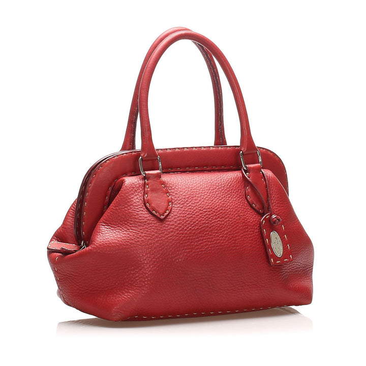 Fendi Selleria Leather Handbag (SHG-14893)