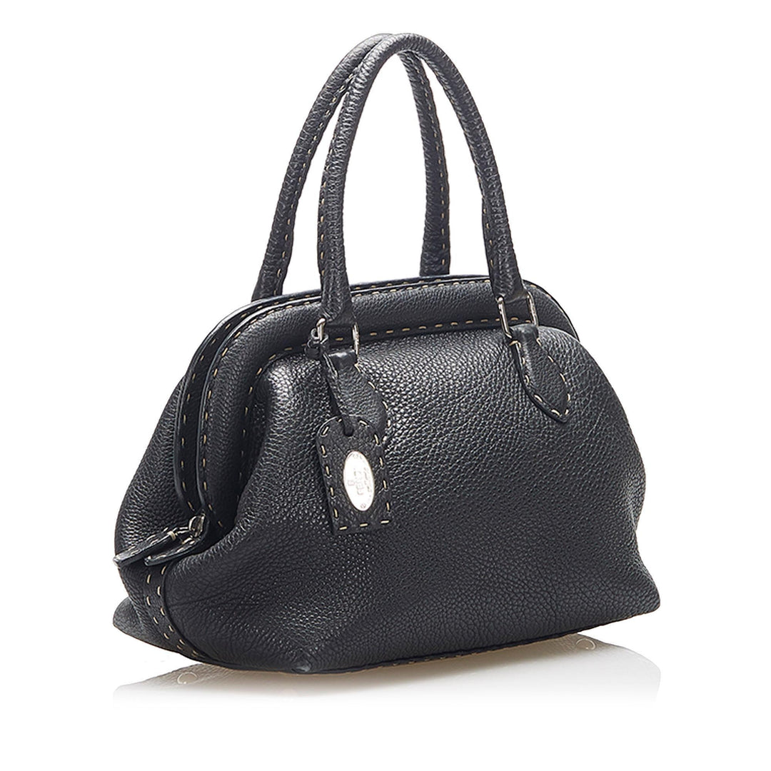 Fendi Selleria Leather Handbag (SHG-16386)
