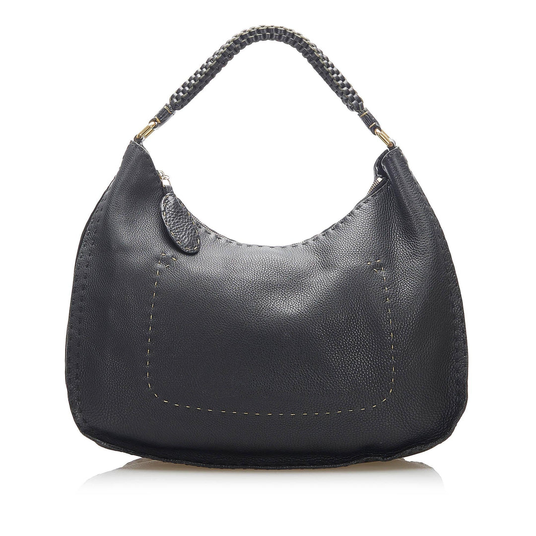 Fendi Selleria Leather Shoulder Bag (SHG-16756)