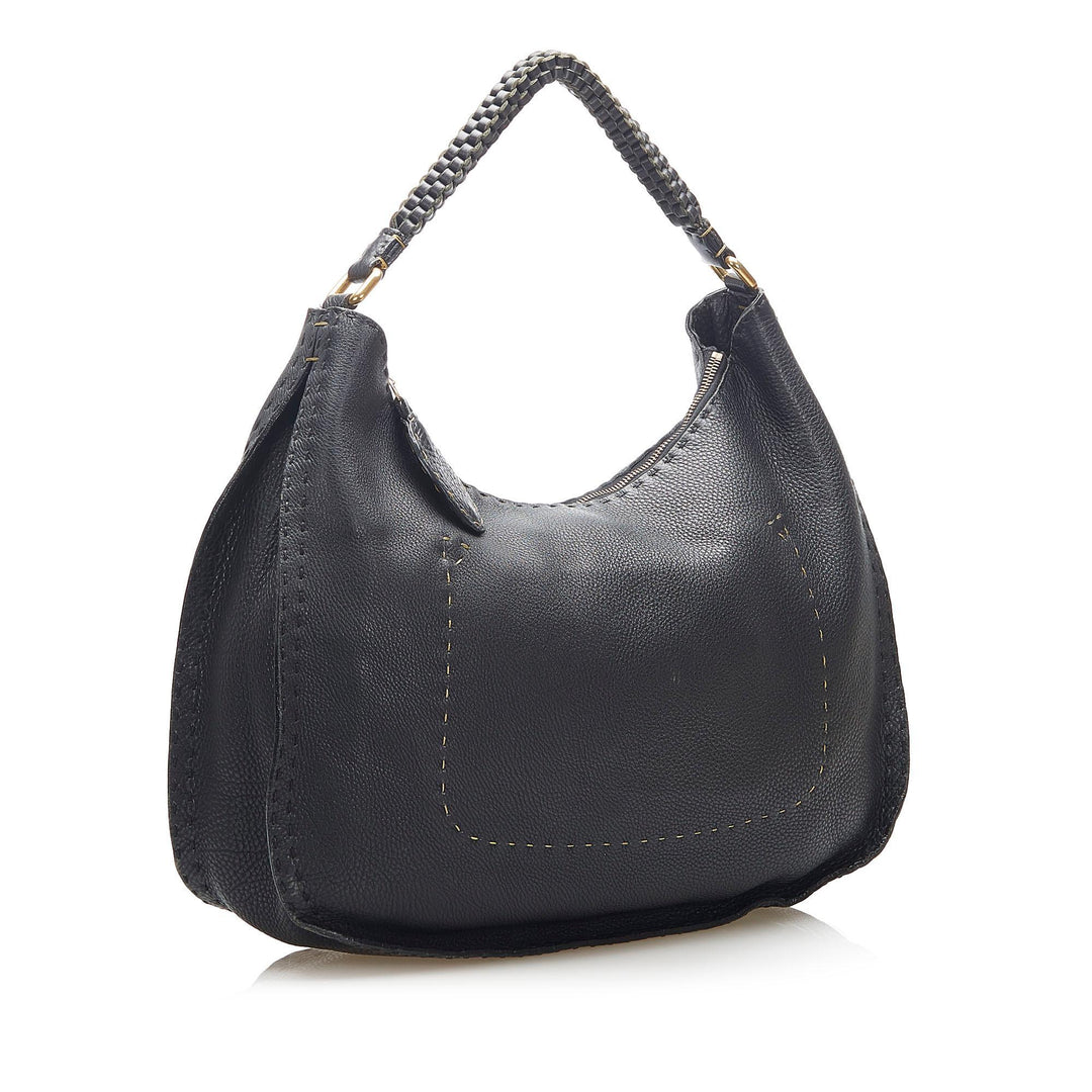 Fendi Selleria Leather Shoulder Bag (SHG-16756)