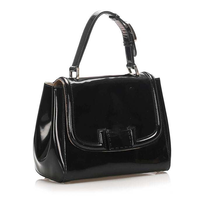Fendi Silvana Patent Leather Satchel (SHG-11755)