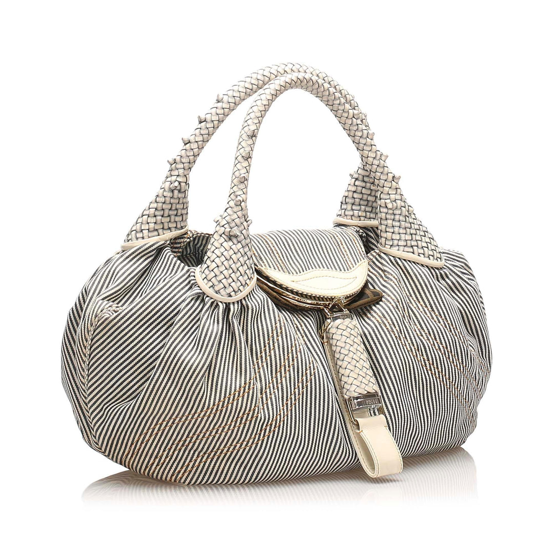 Fendi Spy Denim Handbag (SHG-11262)