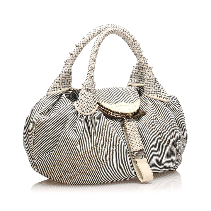 Fendi Spy Denim Handbag (SHG-11262)