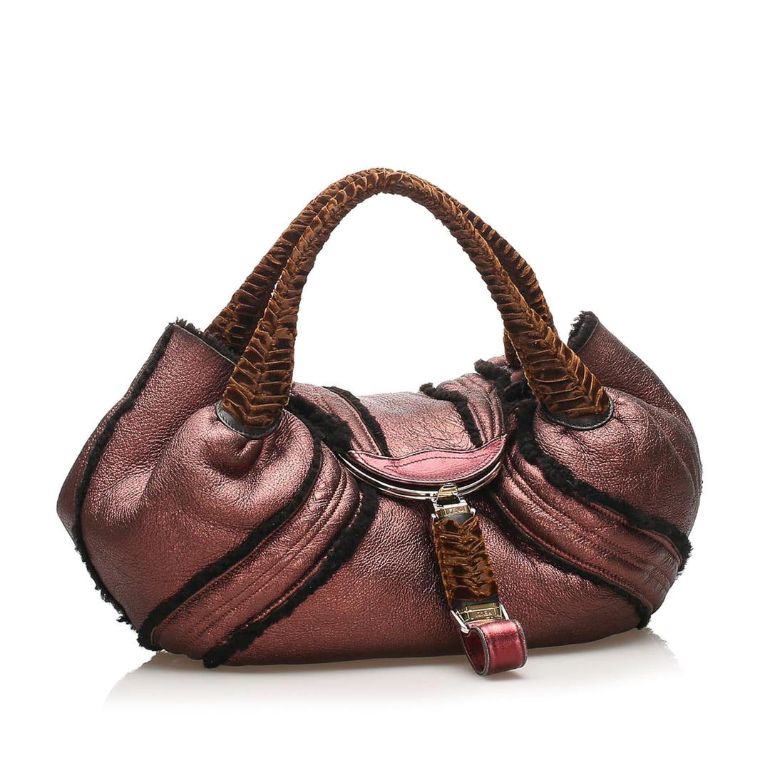 Fendi Spy Leather Handbag (SHG-11537)