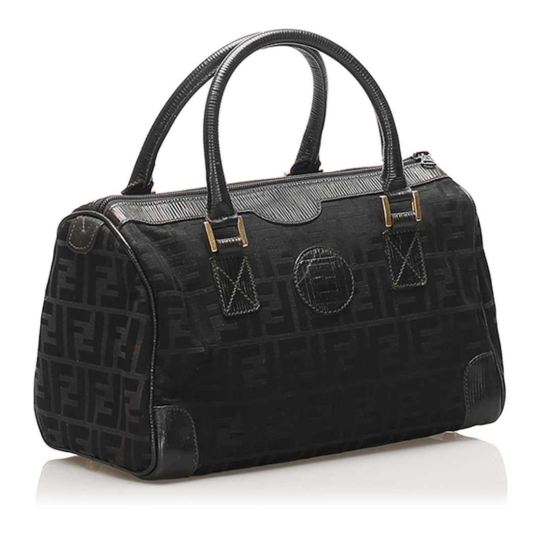 Fendi Zucca Canvas Boston Bag (SHG-11109)