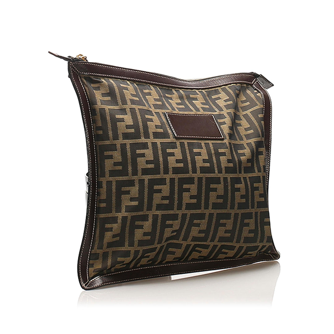 Fendi Zucca Canvas Clutch Bag (SHG-14217)