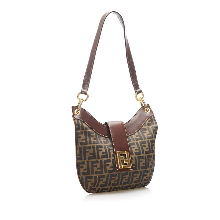 Fendi Zucca Canvas Shoulder Bag (SHG-16613)
