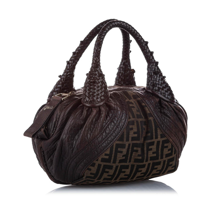 Fendi Zucca Spy Canvas Handbag (SHG-13573)