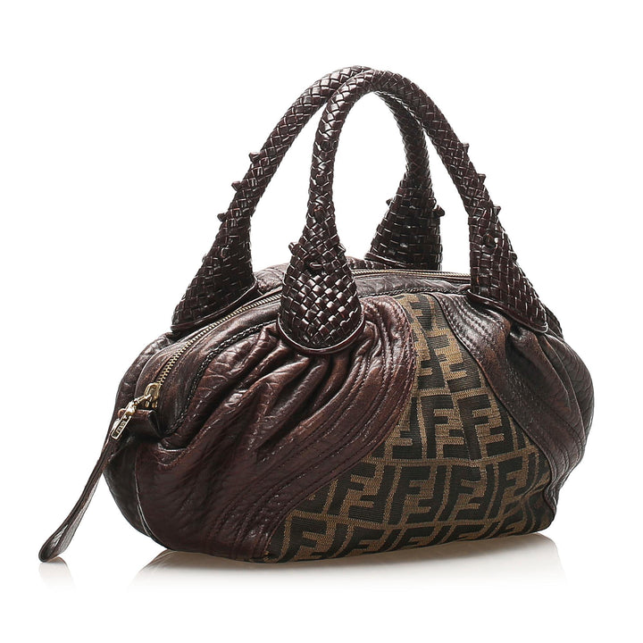Fendi Zucca Spy Canvas Handbag (SHG-14896)