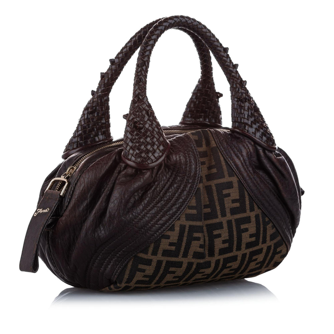 Fendi Zucca Spy Canvas Handbag (SHG-15828)