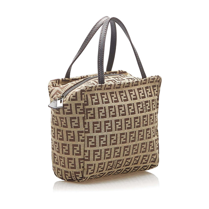 Fendi Zucchino Canvas Satchel (SHG-16607)