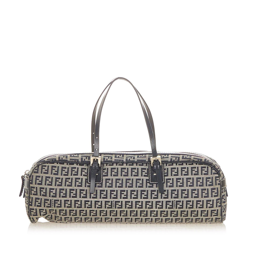 Fendi Zucchino Canvas Handbag (SHG-19582)