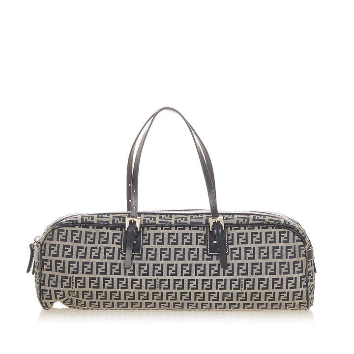 Fendi Zucchino Canvas Handbag (SHG-19582)