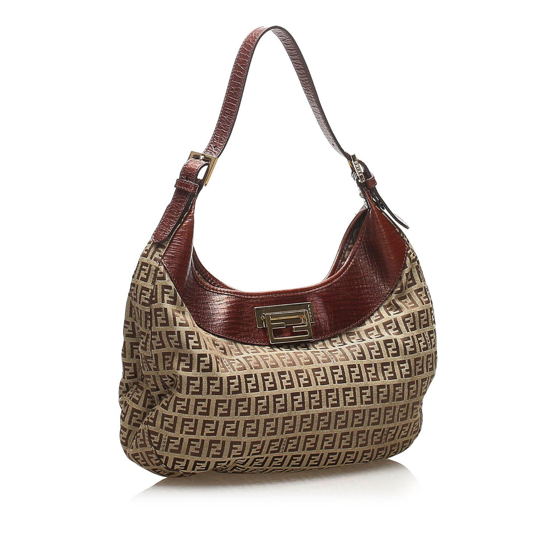 Fendi Zucchino Canvas Hobo Bag (SHG-14080)