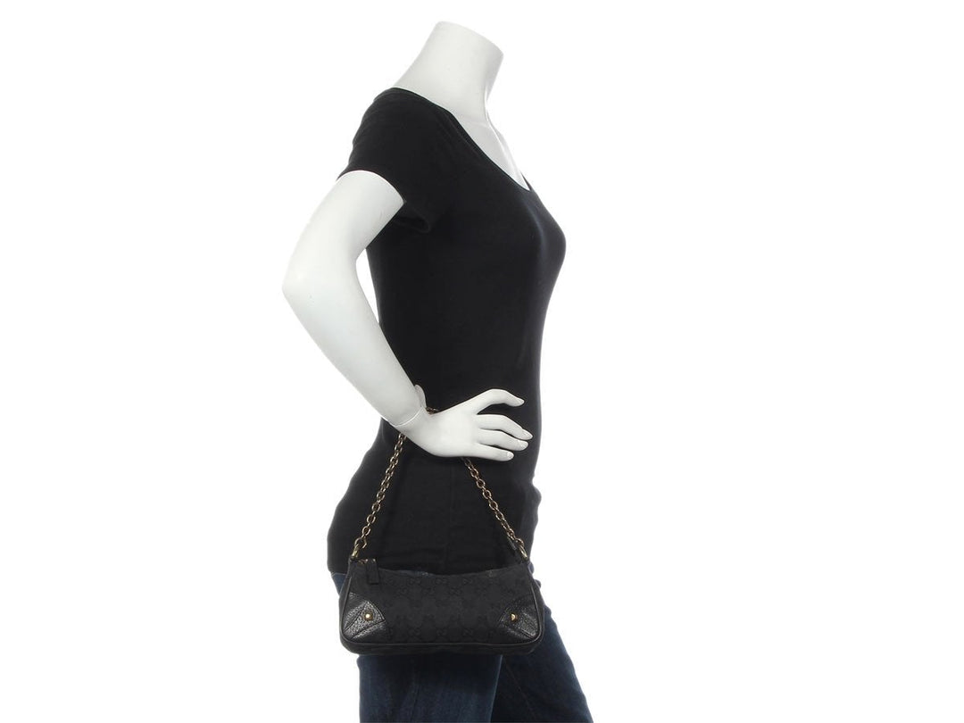 G*G Black Logo Nailhead Pochette