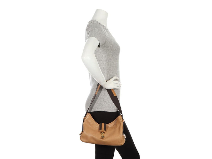 G*G Small Tan Shoulder Bag