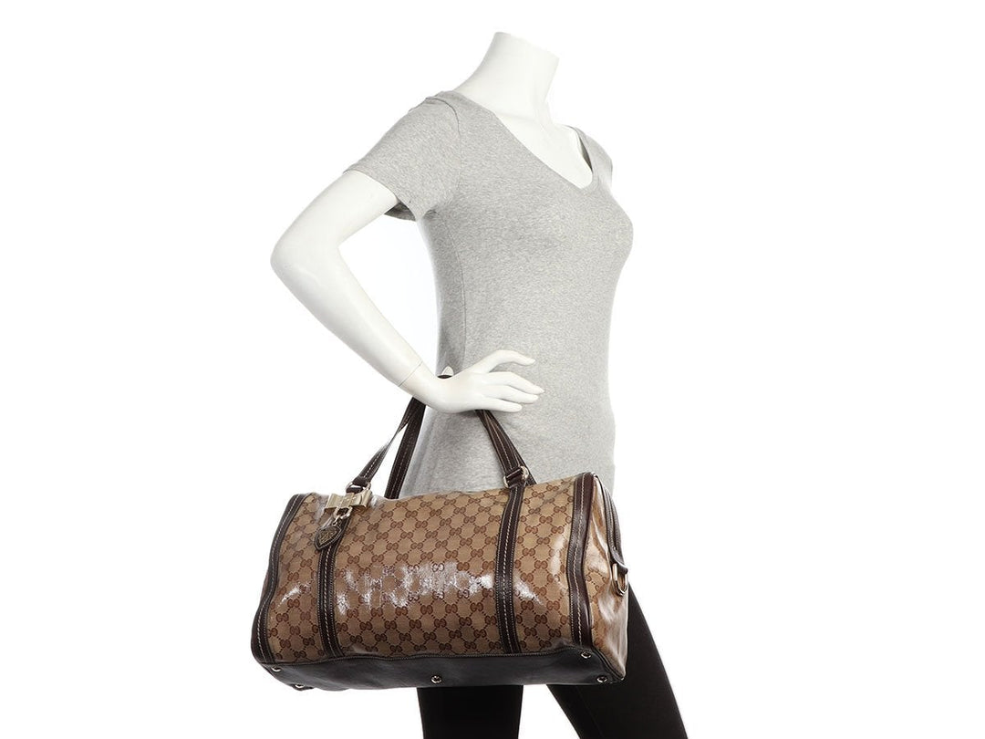 G*G Crystal GG Duchessa Boston Bag