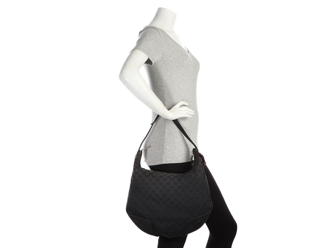G*G Black Canvas Princy Hobo